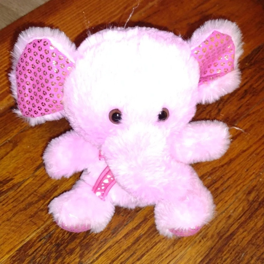 Hug N Luv Pink Elephant Plush Toy